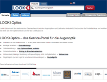 Tablet Screenshot of look4optics.de